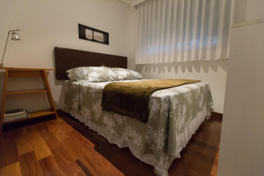 Postel nebo postele na pokoji v ubytování Cobertura Duplex Villa Paulista