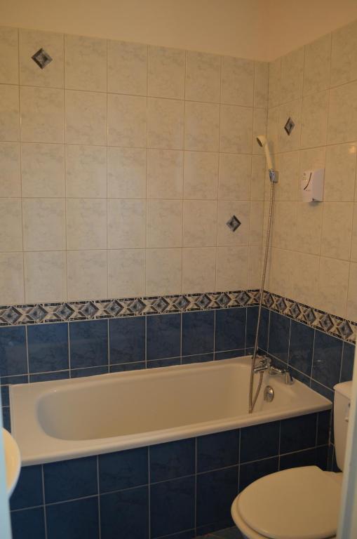 Koupelna v ubytování Hotel Le Beau Site