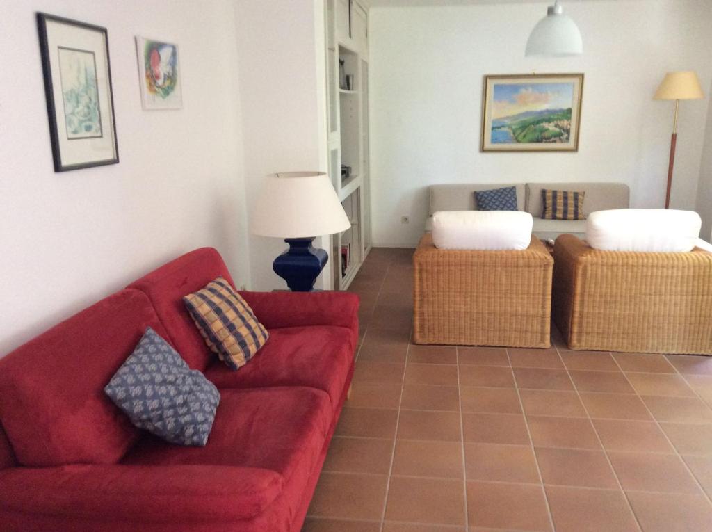Posezení v ubytování Ferienwohnung Cipolla