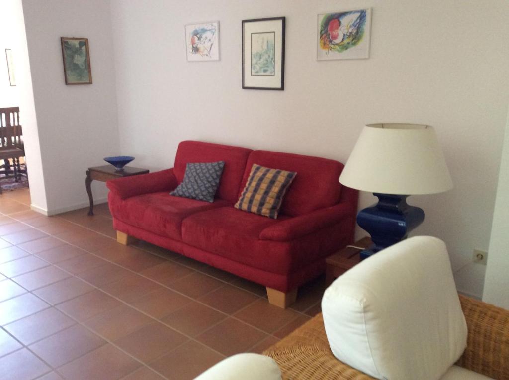 Posezení v ubytování Ferienwohnung Cipolla
