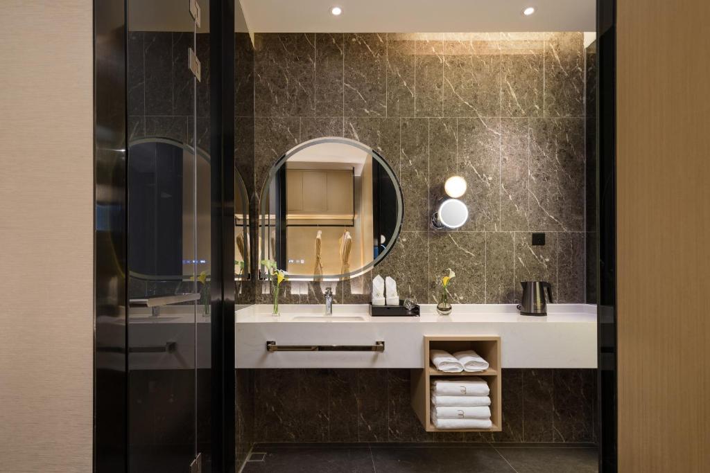 Koupelna v ubytování Buddy Hotel-Free Shuttle to Canton Fair Complex during Canton Fair Period