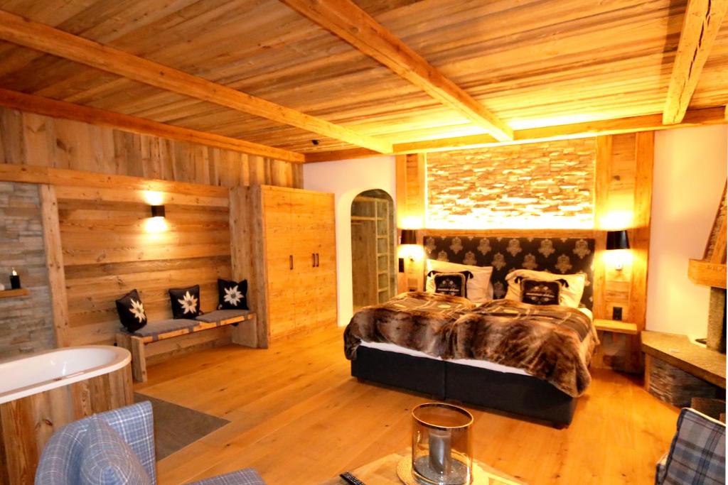 Posezení v ubytování Amber Ski-in/out Hotel & Spa