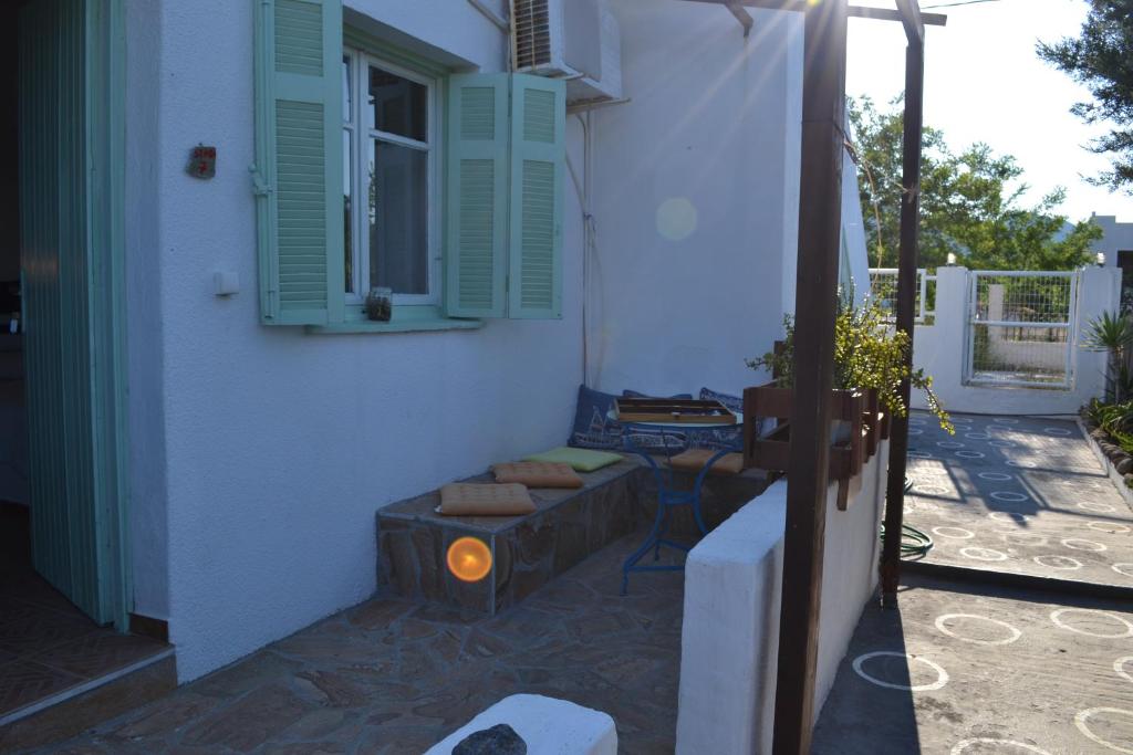 Balkón nebo terasa v ubytování Skyros Panorama Studios