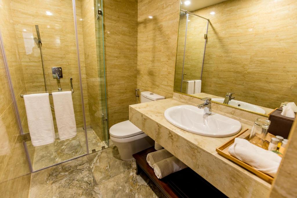 Koupelna v ubytování Trillium Boutique City Hotel