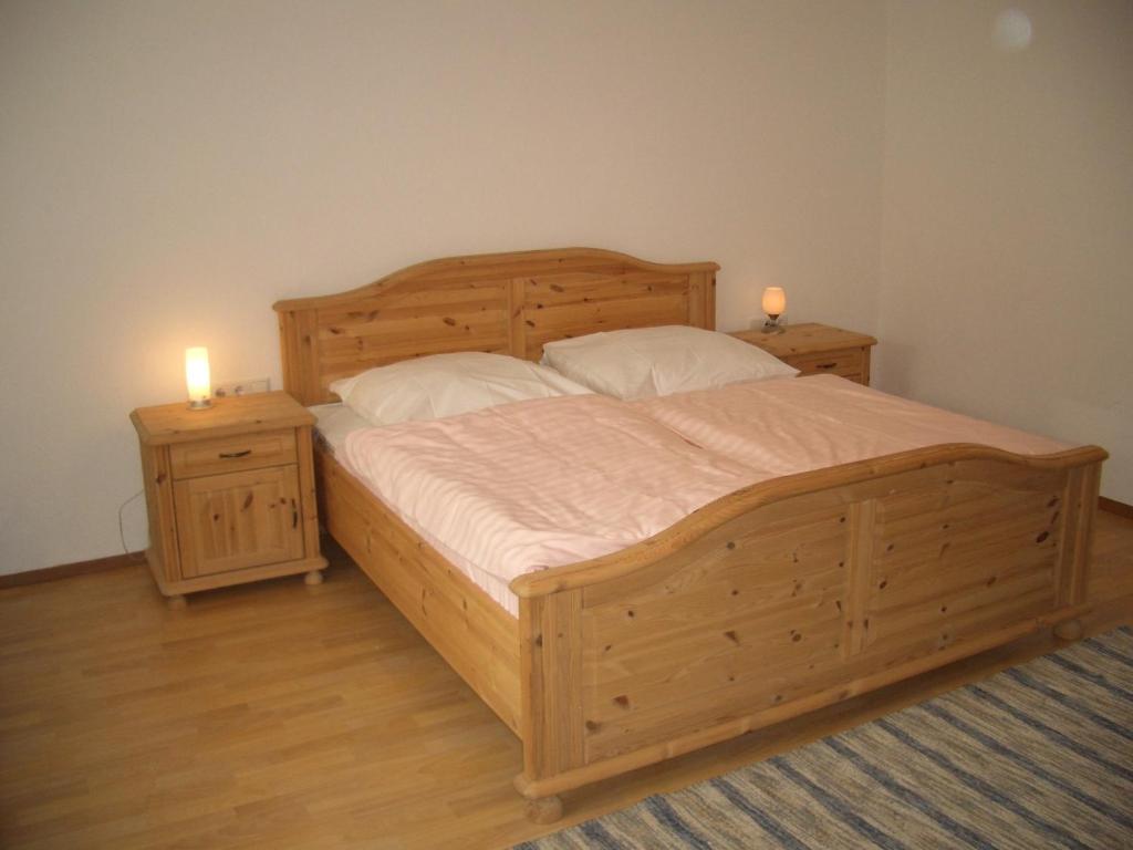 Postel nebo postele na pokoji v ubytování Appartements Hirner