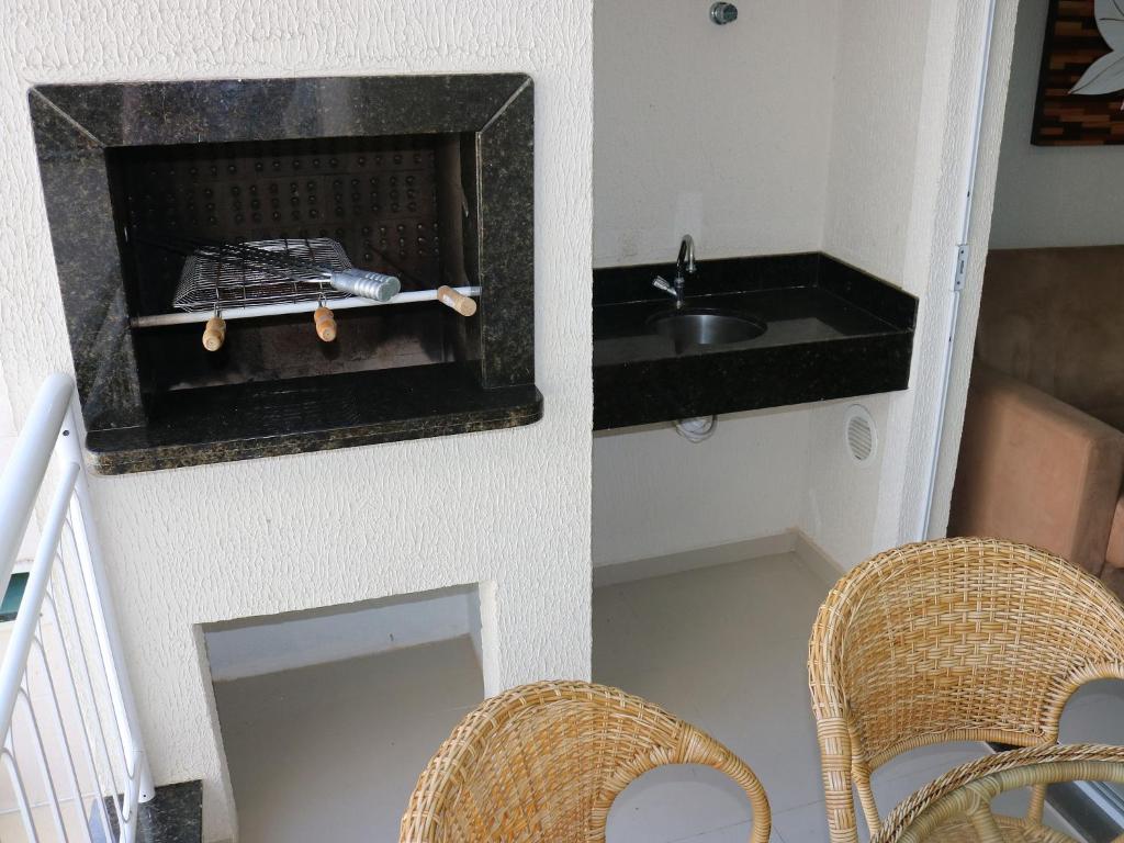 Apartamento 1 dormitório no Hotel Summer Beach Bombinhas
