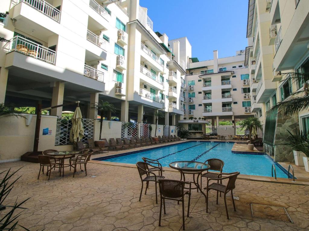 Apartamento 1 dormitório no Hotel Summer Beach Bombinhas