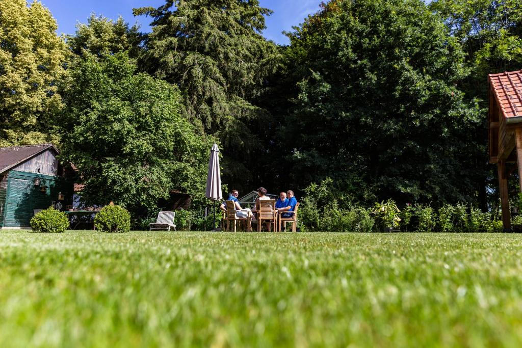 Zahrada ubytování B&B 't Heirweggoed