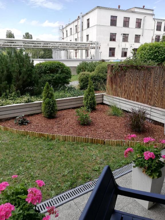 Zahrada ubytování Quiet Apartments Kościelna