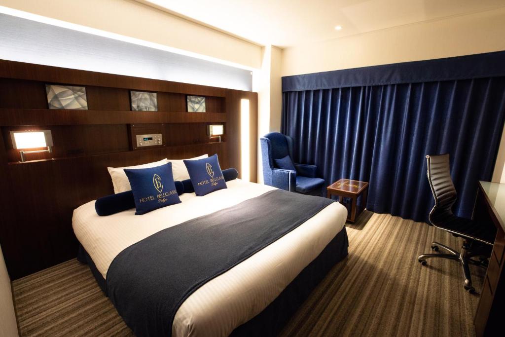 Postel nebo postele na pokoji v ubytování Hotel Bellclassic Tokyo
