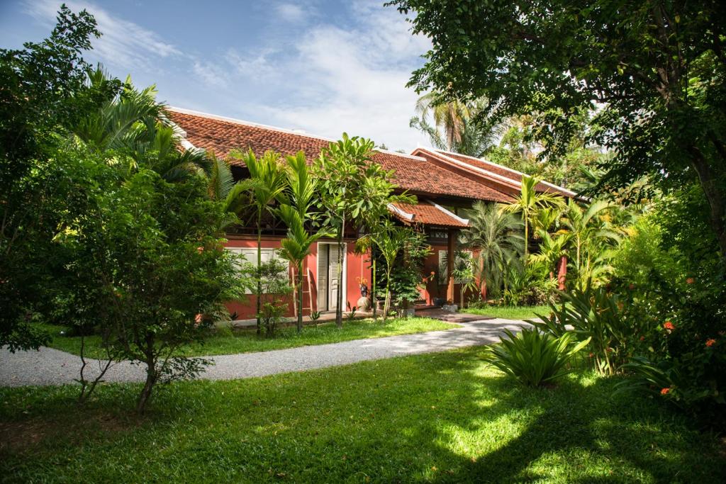 Zahrada ubytování Maison Polanka