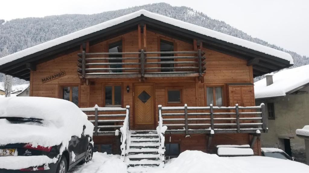 Chalet Mavambo v zimě