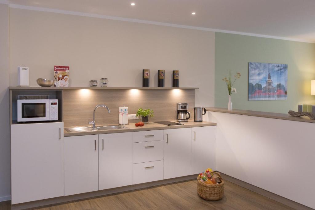 Dapur atau dapur kecil di Cozy-Flats Koblenz