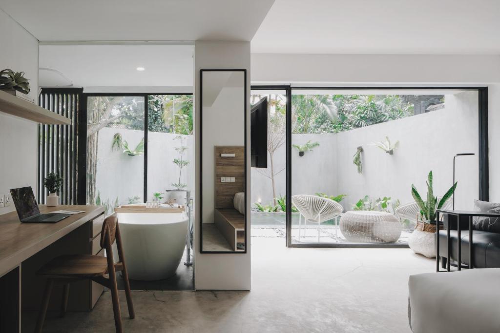 Posezení v ubytování Lloyd's Inn Bali