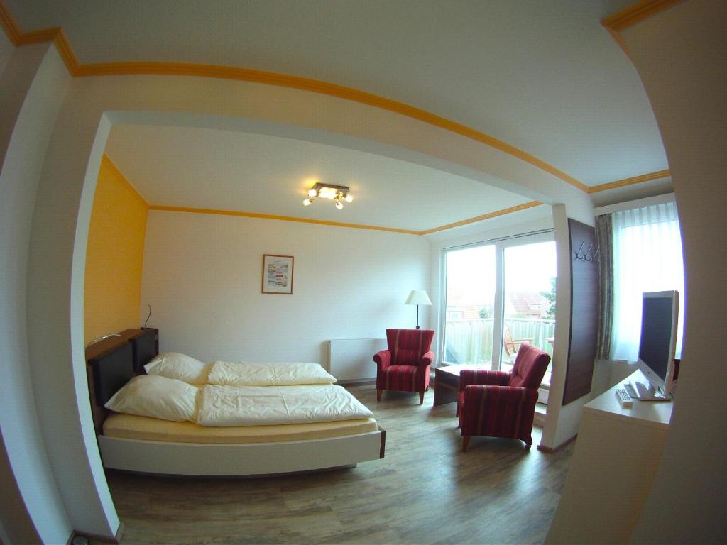 Posezení v ubytování Haus Kap Horn
