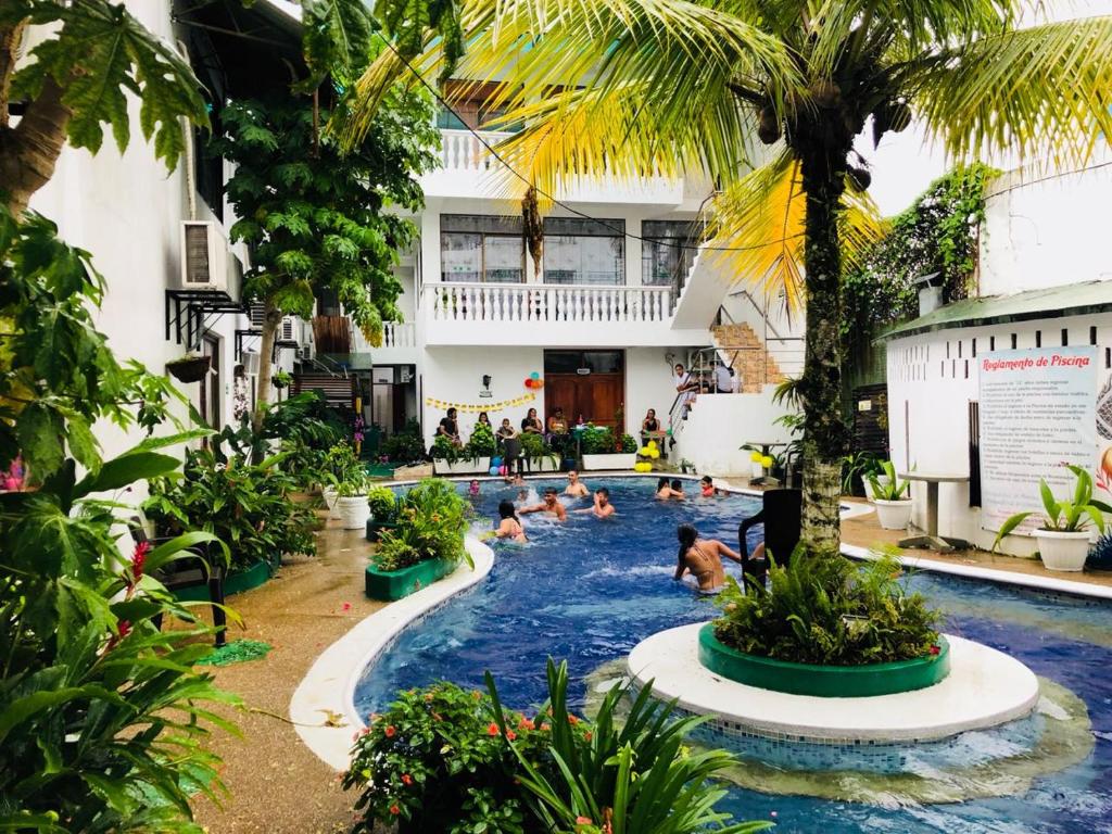 Zahrada ubytování Hotel Yurupary AMAZONAS