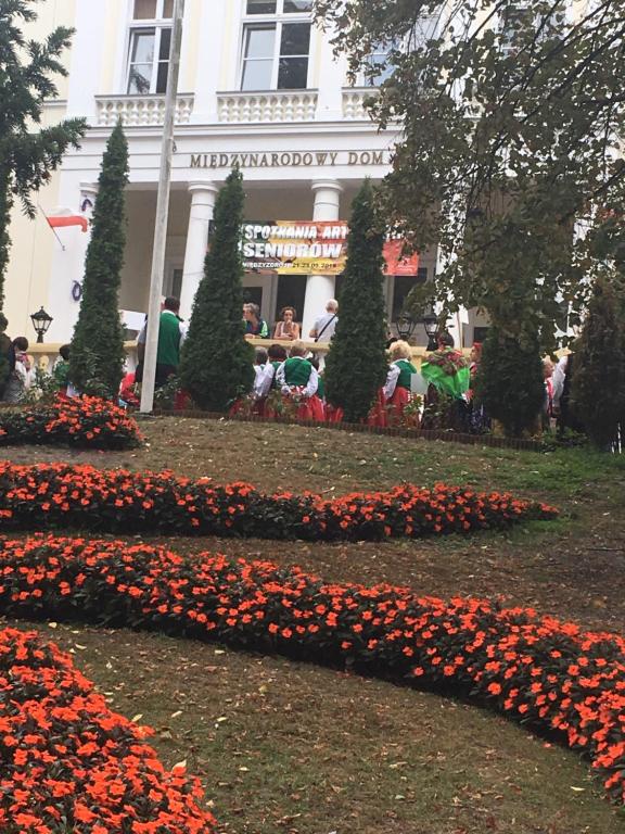 Vonkajšia záhrada v ubytovaní Apart Promenada Gwiazd