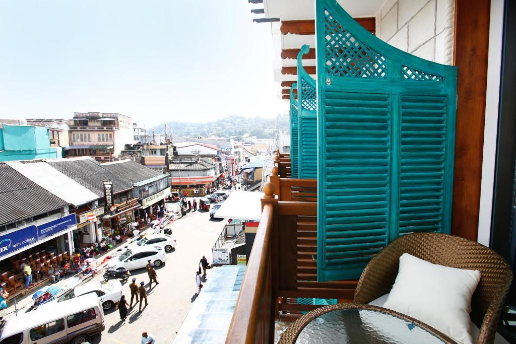 Nespecifikovaný výhled na destinaci Kandy nebo výhled na město při pohledu z hotelu