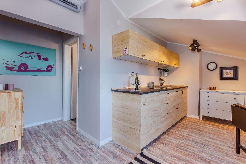 Kuchyňa alebo kuchynka v ubytovaní Casa San Vito