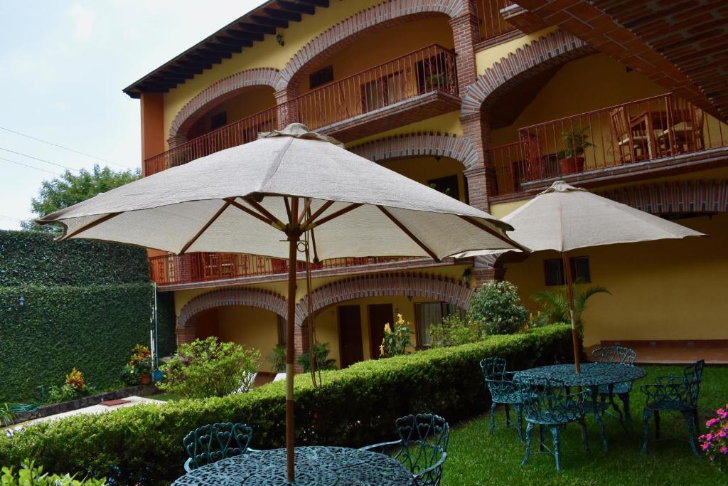 Zahrada ubytování Posada Rincon Magico