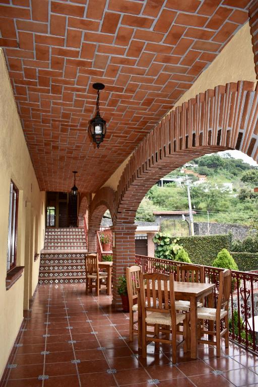 Posezení v ubytování Posada Rincon Magico