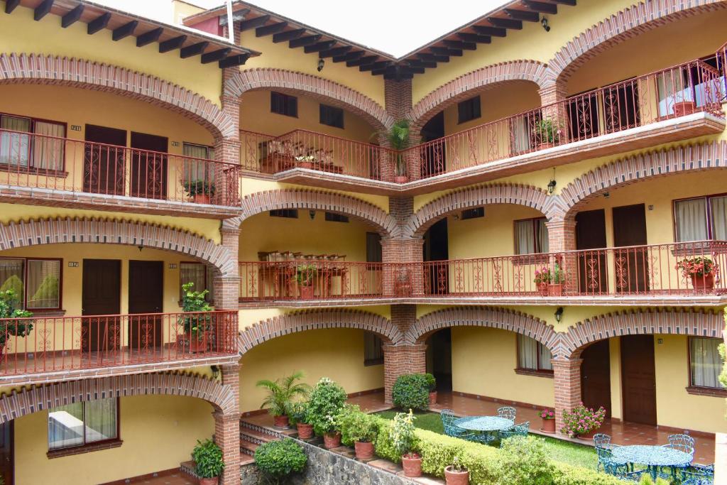 Balkón nebo terasa v ubytování Posada Rincon Magico