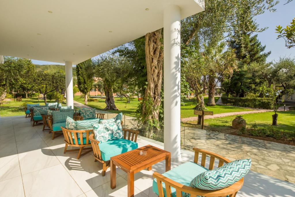 Zahrada ubytování Delfinia Hotel