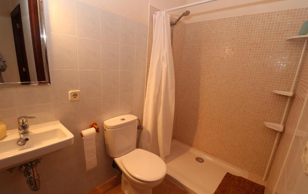 Koupelna v ubytování Alcoraia