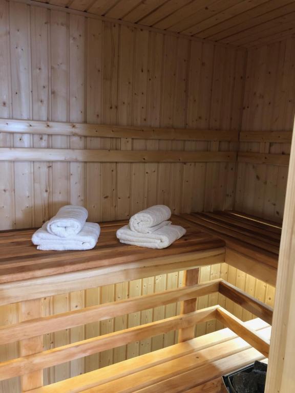 Fotografia z galérie ubytovania Family & Business Sauna Apartments No1 Leśny nad Zalewem Cedzyna Unikat - 3 Bedroom with Private Sauna, Bath with Hydromassage, Terrace, Garage, Catering Options v destinácii Kielce