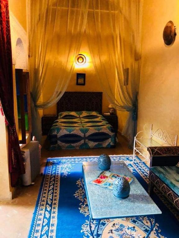 Letto o letti in una camera di Riad Marlinea