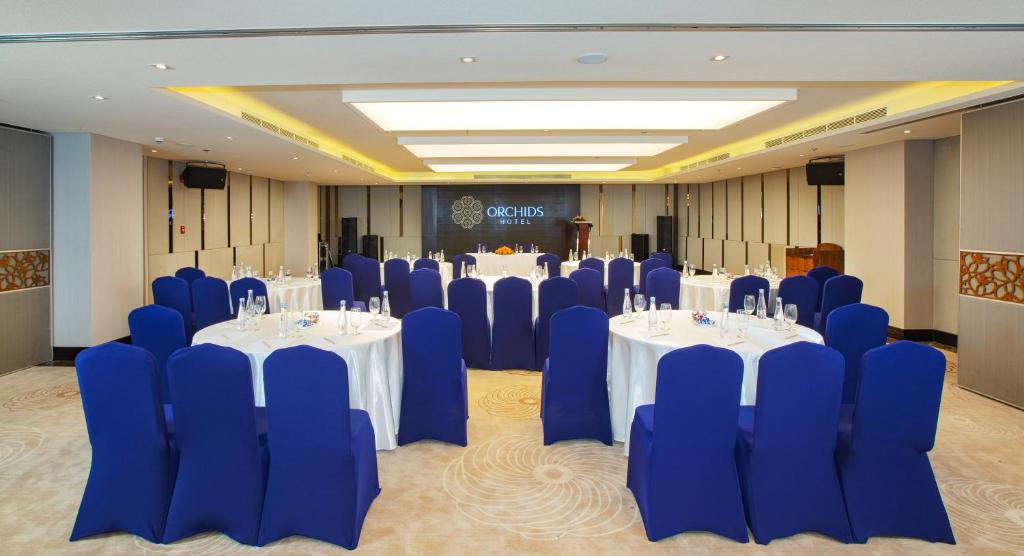 Orchids Saigon Hotelにあるビジネスエリアまたは会議室