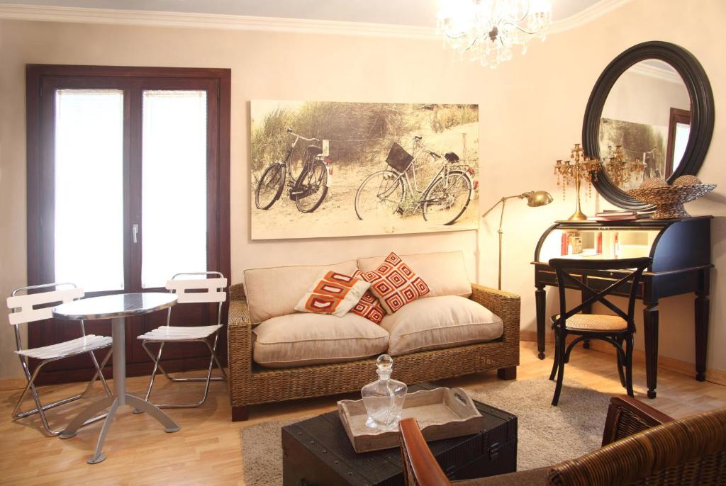 Posezení v ubytování Apartamentos Alcoba de Baco