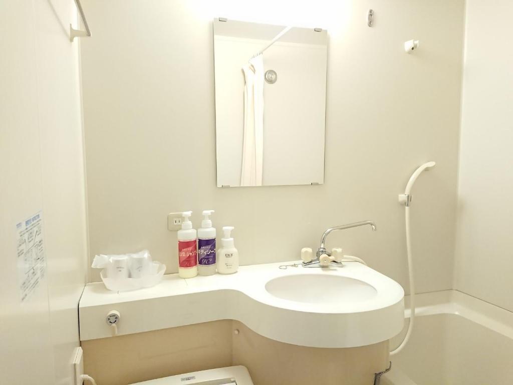 Koupelna v ubytování Hotel Crown Hills Imabari