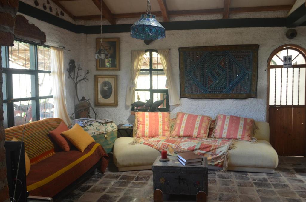 Posezení v ubytování Hacienda Gonzabal
