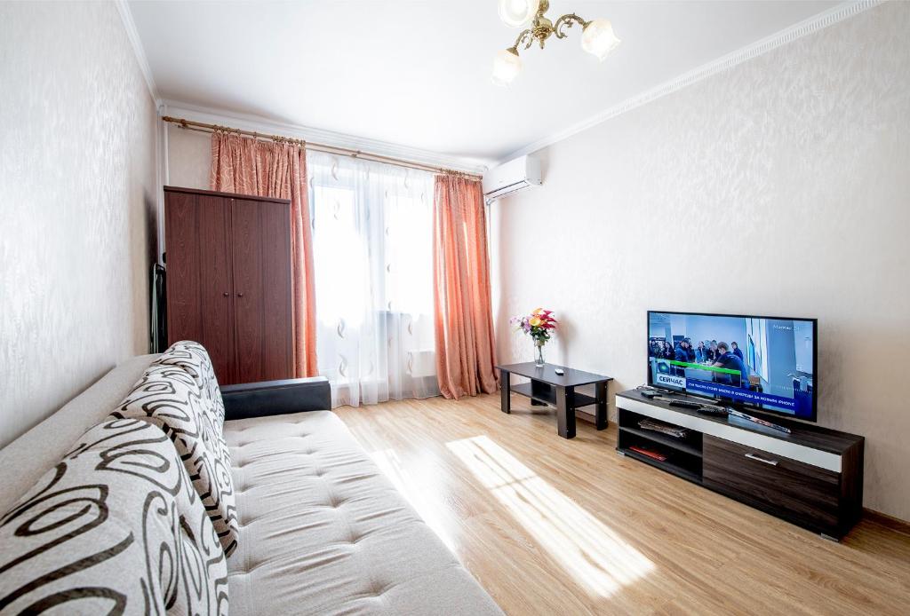 
Телевизор и/или развлекательный центр в Apartments in Moscow Krilatsky

