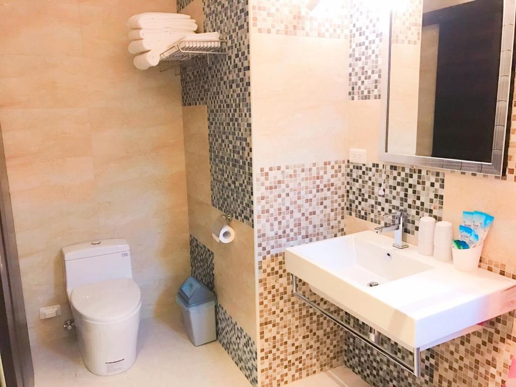 Koupelna v ubytování Wang yuan B&B