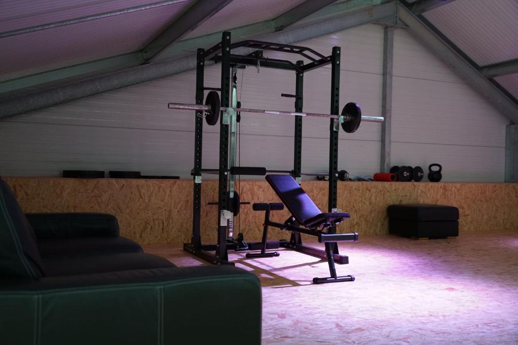 Fitness centrum a/nebo fitness zařízení v ubytování B&B Ten Doele