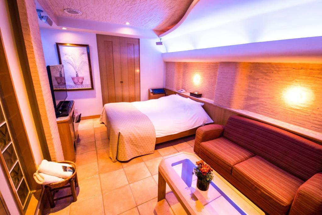 Posezení v ubytování WATER HOTEL Cy (Audlt Only)