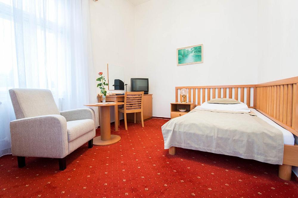 Postel nebo postele na pokoji v ubytování Monti Spa