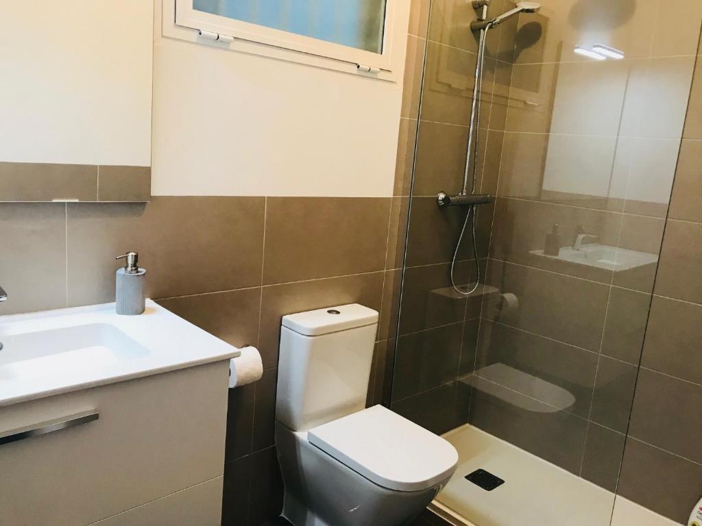 Koupelna v ubytování La Casa Verde
