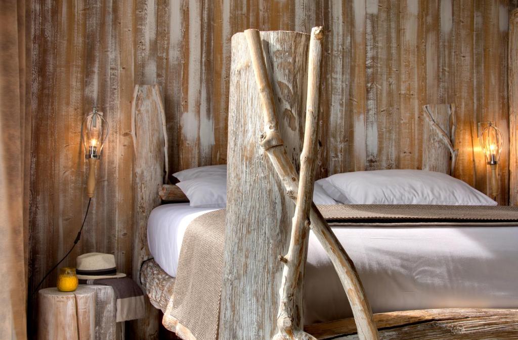 Postel nebo postele na pokoji v ubytování Vila De La Mar & Spa