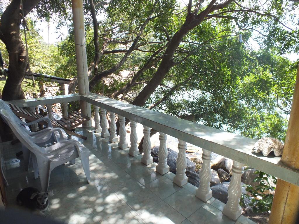 Balkón nebo terasa v ubytování Queen Resort Koh Tao