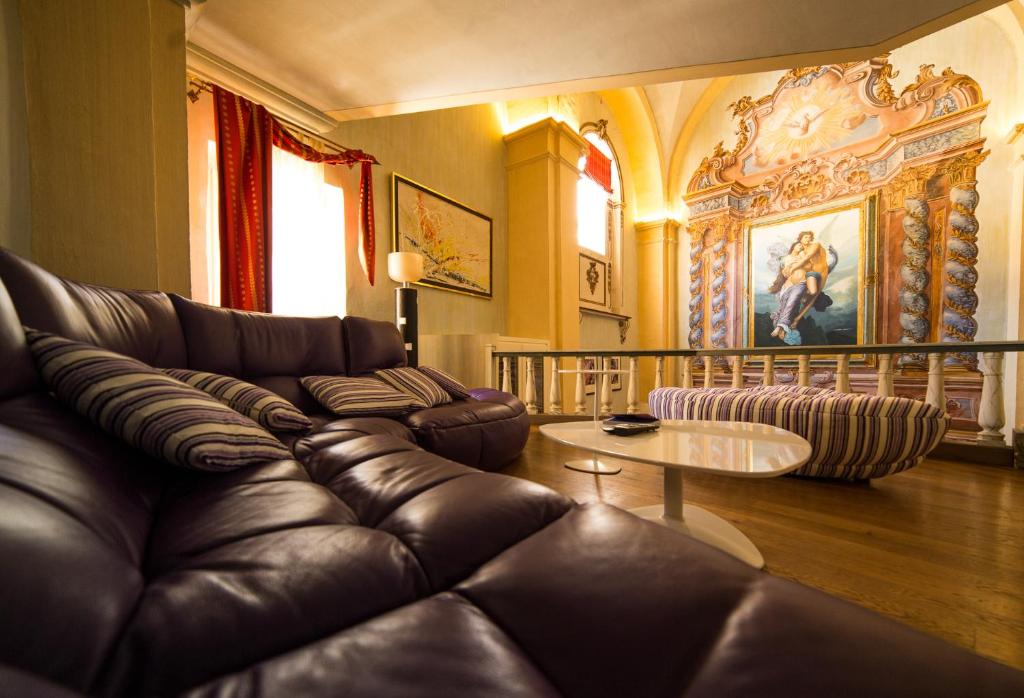 Posezení v ubytování Palazzo Neri