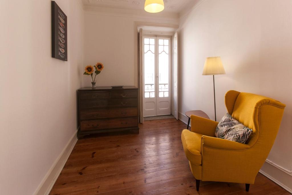 Posezení v ubytování Lisbon City Center Apartment