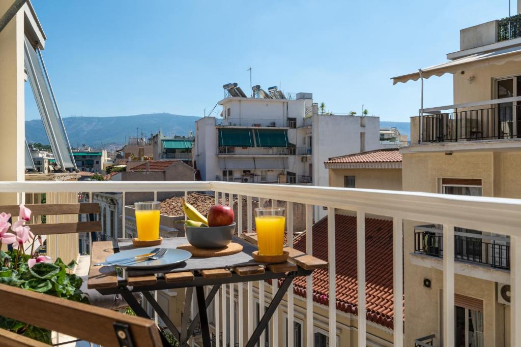 Balkón alebo terasa v ubytovaní Eleana Apartment By The Acropolis