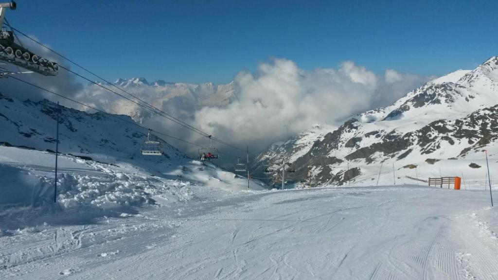 Montagne Duplex-Orelle 9 pers. avec SPA v zimě