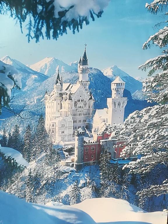 House LA Neuschwanstein Blick - Budget City Hotel v zimě