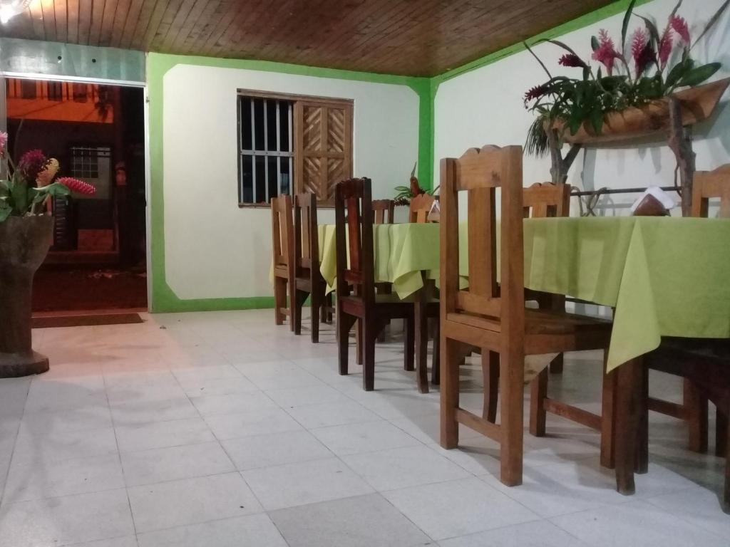 Istumisnurk majutusasutuses Posada Ecoturística El Valle