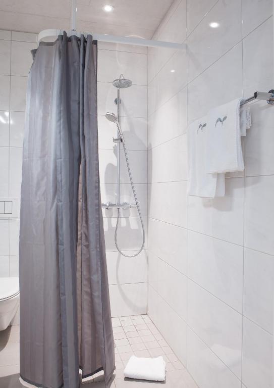 Koupelna v ubytování Residence Appartements
