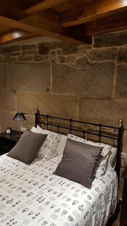 Posteľ alebo postele v izbe v ubytovaní Casa Do Pazo